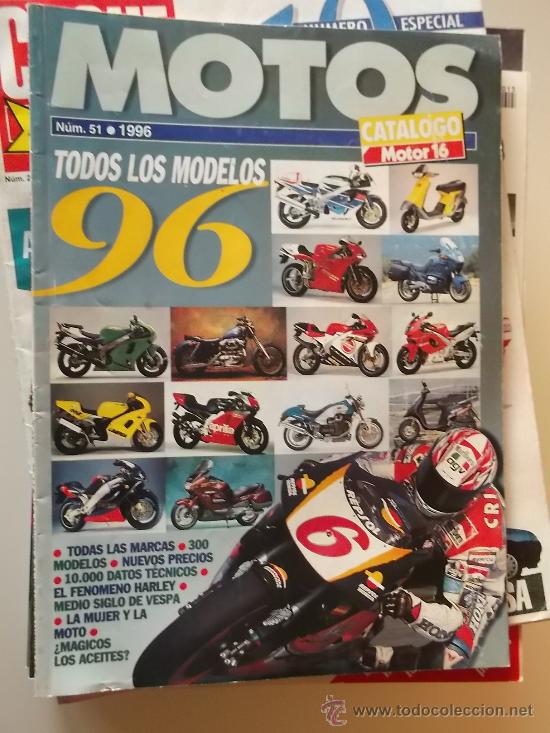 Coches: CATALOGO MOTOR 16. TODOS LOS MODELOS DE MOTOS A&Ntilde;O 1996