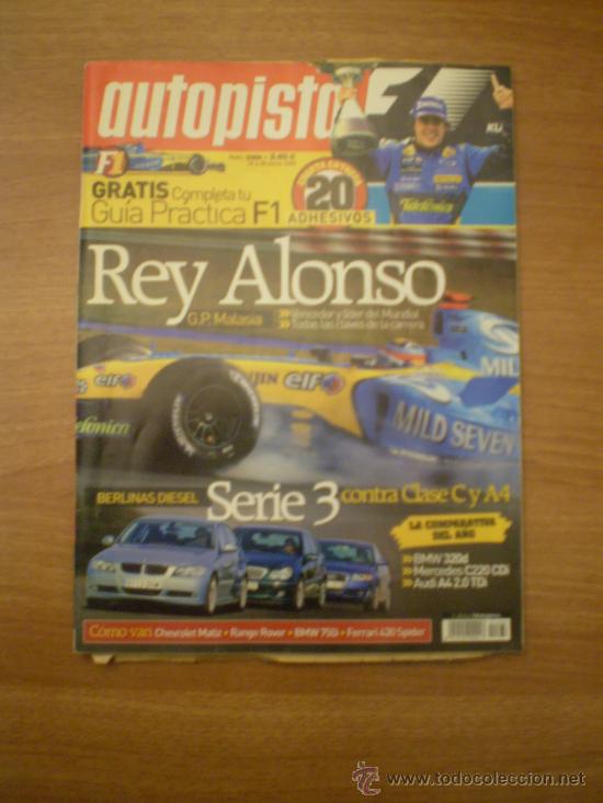 Autos: REVISTA  AUTOPISTA N&ordm; 2384- 22-28- MARZO 2005 REY ALONSO