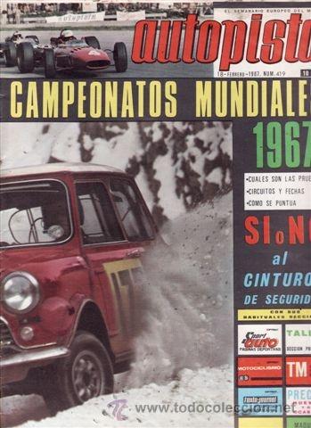 Coches: REVISTA AUTOPISTA N&ordm; 419 A&Ntilde;O 1967. TALLER: CITRO&Euml;N 2 CV.