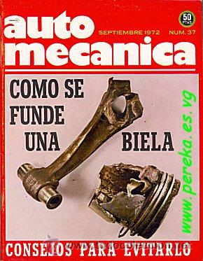 Autos: AUTOMECANICA N&ordm; 37 SEPTIEMBRE 1972