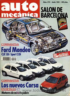 Coches: AUTOMECANICA N&ordm; 279 JUNIO 1993 FORD MONDEO