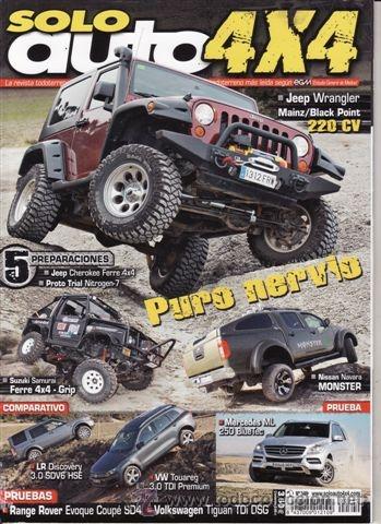 Coches: REVISTA SOLO AUTO 4X4 N&ordm; 340. PRU: MERCEDES ML 250 BLUETEC 4MATIC. RANGE ROVER EVOQUE COUP&Eacute; SD4 4WD