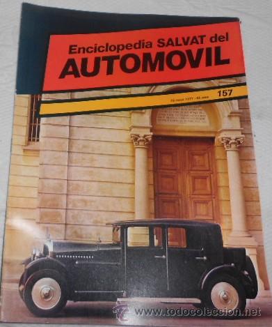 Coches: ENCICLOPEDIA SALVAT DEL AUTOM&Oacute;VIL VOL. 10 N&ordm; 157, DE 1977, CONTRAPORTADA MOTO YAMAHA