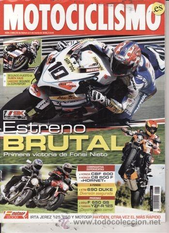Coches: REVISTA MOTOCICLISMO N&ordm; 2088 A&Ntilde;O 2008. PRUEBA. BMW F 650 GS. KTM 690 DUKE. YAMAHA R 125.