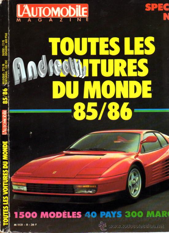 L'Auto Journal Spécial Salon 1998 - Toutes Les Voitures Du Monde, Bancs D'essais