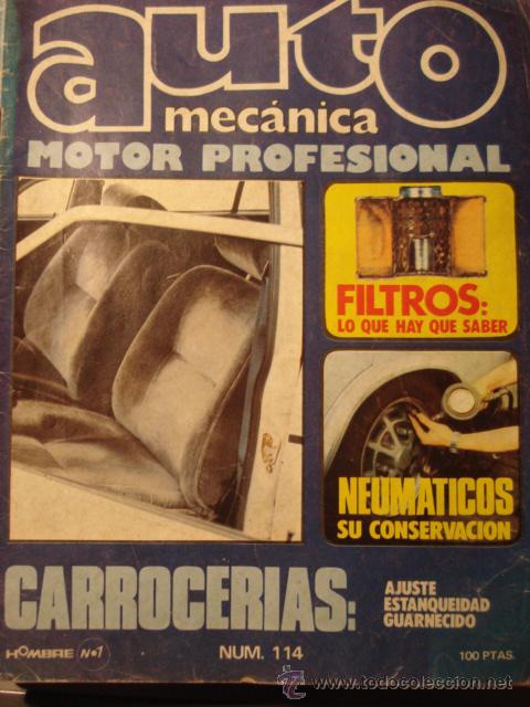 Autos: REVISTA AUTOMECANICA 114 Renault 5 - Especial carrocerias filtros neumaticos
