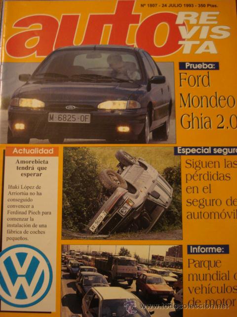 Coches: REVISTA AUTOREVISTA 1807 Ford Mondeo Ghia 2.0 prueba - Camion Volvo