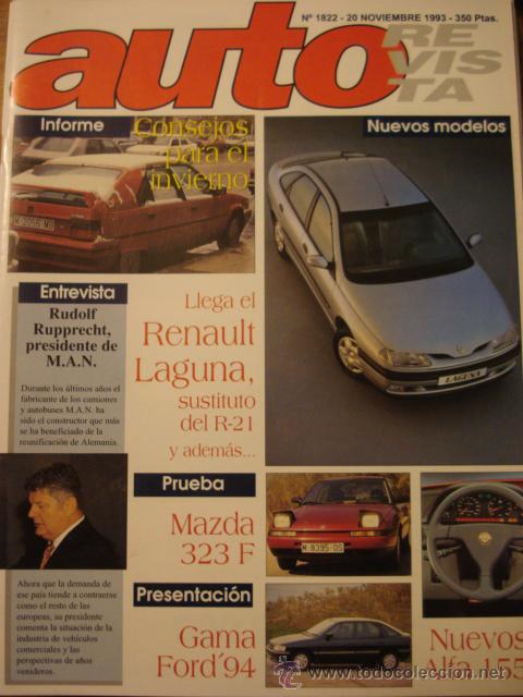 Coches: REVISTA AUTOREVISTA 1822 Renault Laguna - Mazda 323 F - Gama Ford 94 - Alfa Romeo 155 - Opel Omega