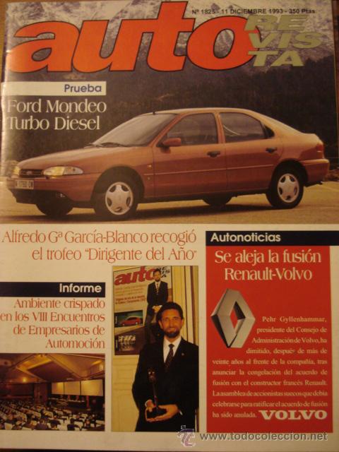 Coches: REVISTA AUTOREVISTA 1825 Ford Mondeo Turbo Diesel prueba - Nuevos BMW serie 3 - Citroen ZX Break