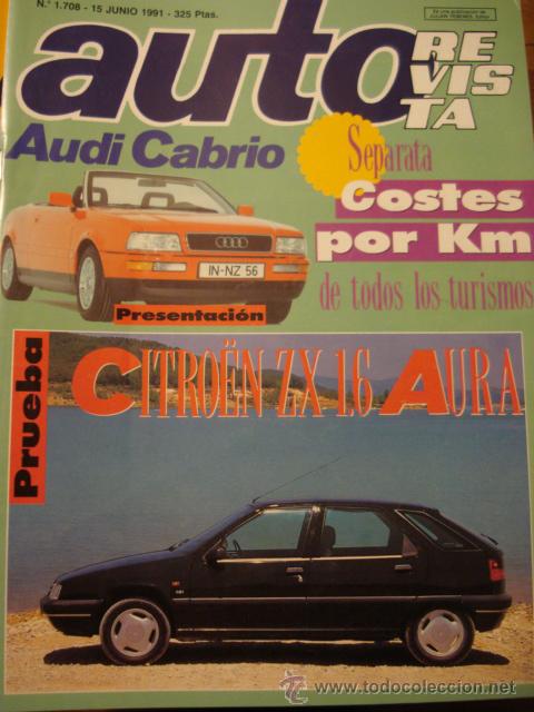 Coches: REVISTA AUTOREVISTA 1708 Audi Cabrio - Citroen ZX