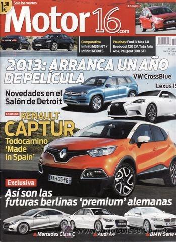 Coches: REVISTA MOTOR 16 N&ordm; 1527 A&Ntilde;O 2013. PRUEBA: FORD B-MAX 1.0 ECOBOOST 120 CV TITANIUM. TATA ARIA ADAPTE