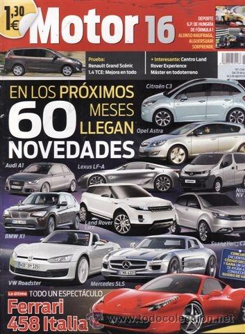Coches: REVISTA MOTOR 16 N&ordm; 1346 A&Ntilde;O 2009. PRUEBA: RENAULT GRAND SC&Eacute;NIC 1.4 TCE.