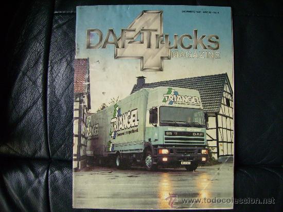 Cars: REVISTA DAF TRUCKS N&ordm; 4-CAMIONES Y FURGONETAS-TRANSPORTE.