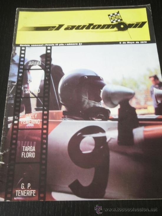 Autos: EL AUTOMOVIL  N&ordm; 21 - MAYO 1970 - CA&Ntilde;ELLAS / JARAMA / BRIAN REDMAN / INCLUYE POSTER