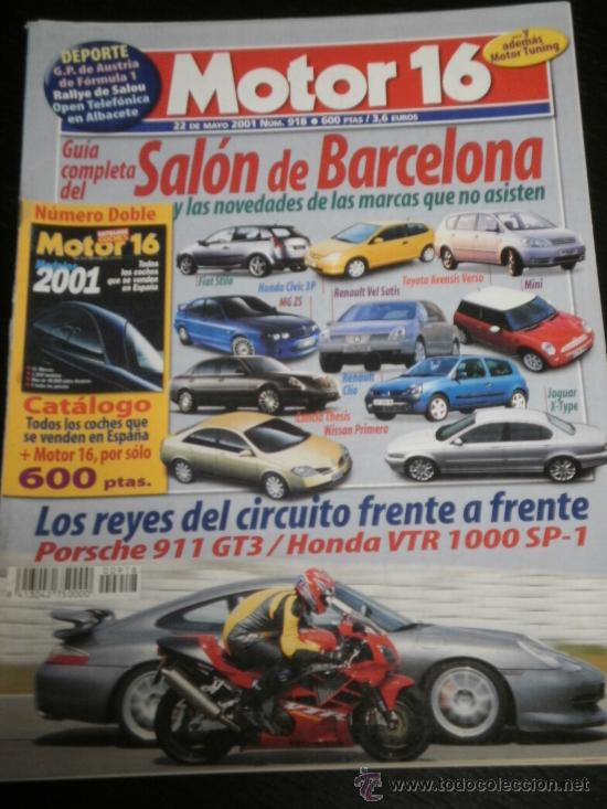 Coches: MOTOR 16 N&ordm; 918 - MAYO 2001 - JAGUAR X-TYPE / CITROEN XSARA / HYUNDAI TRAJET / FORMULA 1