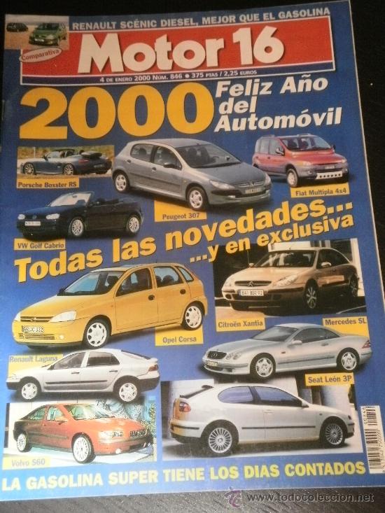 Coches: MOTOR 16 N&ordm; 846 - ENE 2000 - FORD T / CHRYSLER NEON / CHRYSLER VIPER GTS 99R / APRILIA SL 1000 FALCO