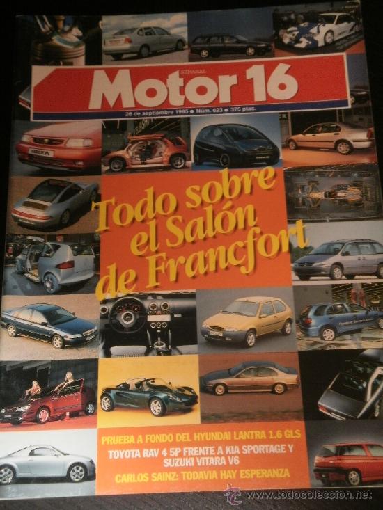 Coches: MOTOR 16 N&ordm; 623 - SEP 1995 - HYUNDAI LANTRA / CHRYSLER STRATUS CABRIO / VW GOLF / VW VENTO