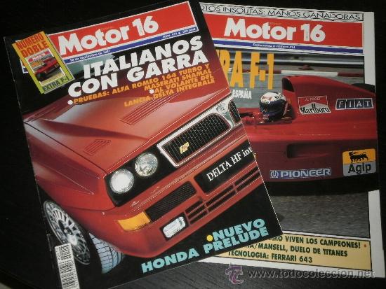 Coches: MOTOR 16 N&ordm; 414 - SEP 1991 - ALFA ROMEO 164 TURBO / MASERATI SHAMAL / LANCIA DELTA INTEGRALE
