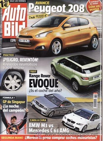 Coches: REVISTA AUTO BILD N&ordm; 303 A&Ntilde;O 2011. PRUEBA: RANGE ROVER EVOQUE 2.2 SD4. BMW 120D. OPEL AMPERA. COMPAR