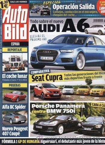 Coches: REVISTA AUTO BILD N&ordm; 193 A&Ntilde;O 2009. PRUEBA: ALFA ROMEO 8C SPIDER. BMW X6M. PEUGEOT 407 COUP&Eacute; 3.0 V6 H