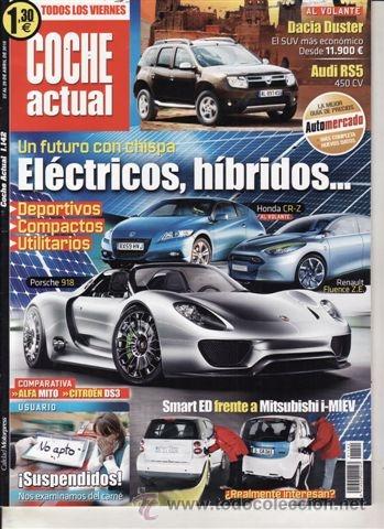 Coches: REVISTA COCHE ACTUAL N&ordm; 1142 A&Ntilde;O 2010. PRUEBA: AUDI RS-5. HONDA CR-Z. ALFA MITO 1.4 TB. COMPARATIVA: