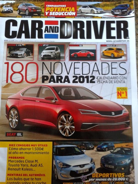 Coches: CAR AND DRIVER N&ordm; 193 -- 180 NOVEDADES PARA 2012 --