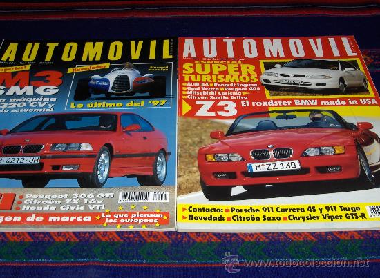 Coches: AUTOM&Oacute;VIL N&ordm;S 215 Y 231 CON REGALO DE TODO LO QUE QUISO SABER SOBRE EL CITRO&Euml;N SAXO. BE.
