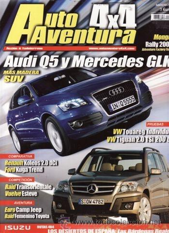 Coches: REVISTA AUTO AVENTURA 4X4 N&ordm; AGOSTO A&Ntilde;O 2008. PRU: VW TOUAREG TDI V6 INDIVIDUAL. VWTIGUAN 2.0 TSI.