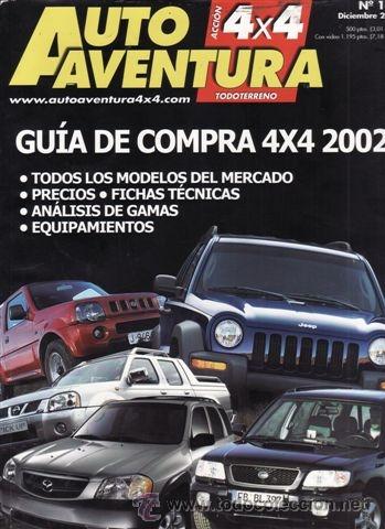 Coches: REVISTA AUTO AVENTURA 4X4 N&ordm; 168 A&Ntilde;O 2001. GUIA DE COMPRA 4X4 2002.