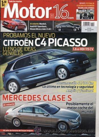Coches: REVISTA MOTOR 16 N&ordm; 1553 A&Ntilde;O 2013. PRUEBA: CITROEN C4 PICASSO 1.6 E HDI.