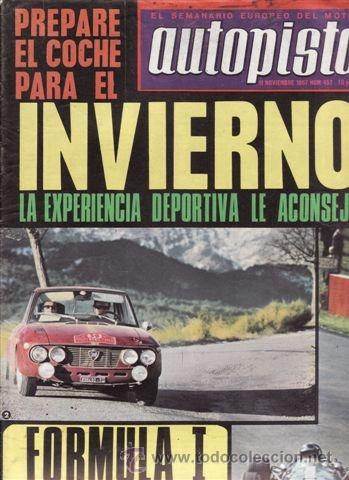 Coches: REVISTA AUTOPISTA N&ordm; 457 A&Ntilde;O 1967.