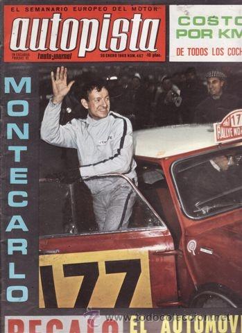 Coches: REVISTA AUTOPISTA N&ordm; 467 A&Ntilde;O 1968.