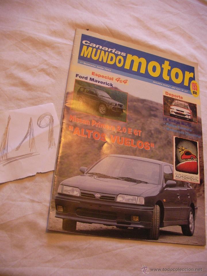 Auto: ANTIGUA REVISTA CANARIAS MUNDO MOTOR - ENVIO GRATIS A ESPA&Ntilde;A