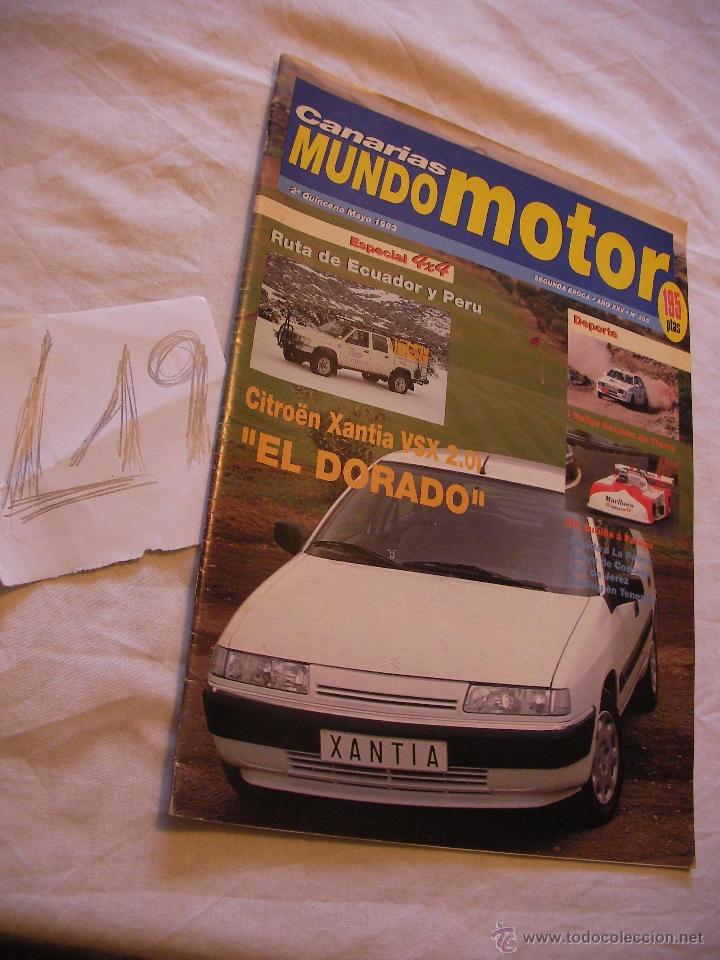 Auto: ANTIGUA REVISTA CANARIAS MUNDO MOTOR - ENVIO GRATIS A ESPA&Ntilde;A
