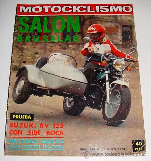 Carros: ANTIGUA REVISTA MOTOCICLISMO - N&ordm; 544 ENERO 1978 - NUMEROSAS FOTOGRAFIAS DE MOTOS DE LA EPOCA - MIDE