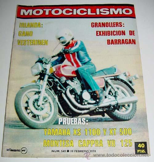 Carros: ANTIGUA REVISTA MOTOCICLISMO - N&ordm; 549 FEBERO 1978 - NUMEROSAS FOTOGRAFIAS DE MOTOS DE LA EPOCA - MID