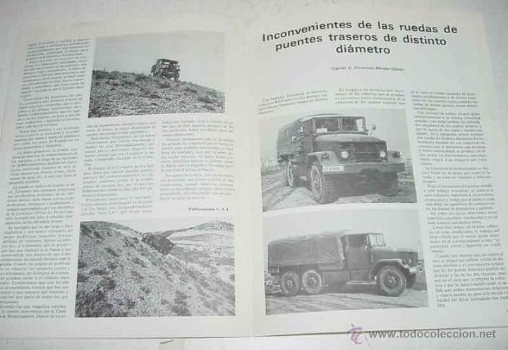 Carros: ANTIGUO REVISTA DE LA ESCUELA DE AUTOMOVILISMO DEL EJERCITO - COCHE - MOTOS - BOLETIN INFORMATIVO N&ordm;