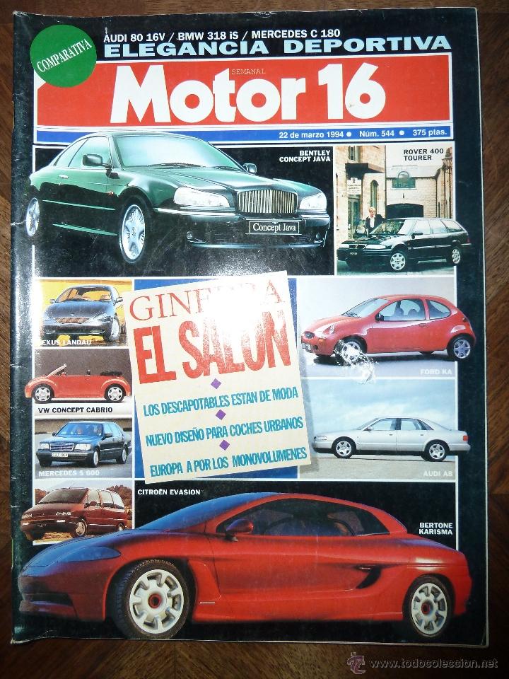 Coches: MOTOR 16  N&ordm; 544  A&Ntilde;O 1994 - Foto 1