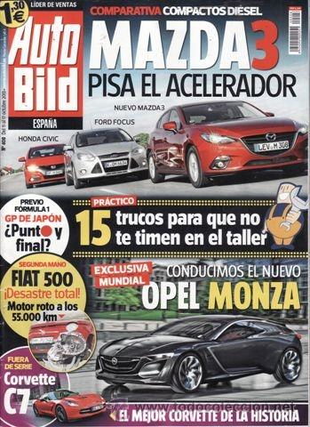 Coches: REVISTA AUTO BILD N&ordm; 408 A&Ntilde;O 2013. PRUEBA: HYUNDAI IX35 CRDI 2.0 4X4 AT 184 CV. SUZUKI SX 4S CROSS 1