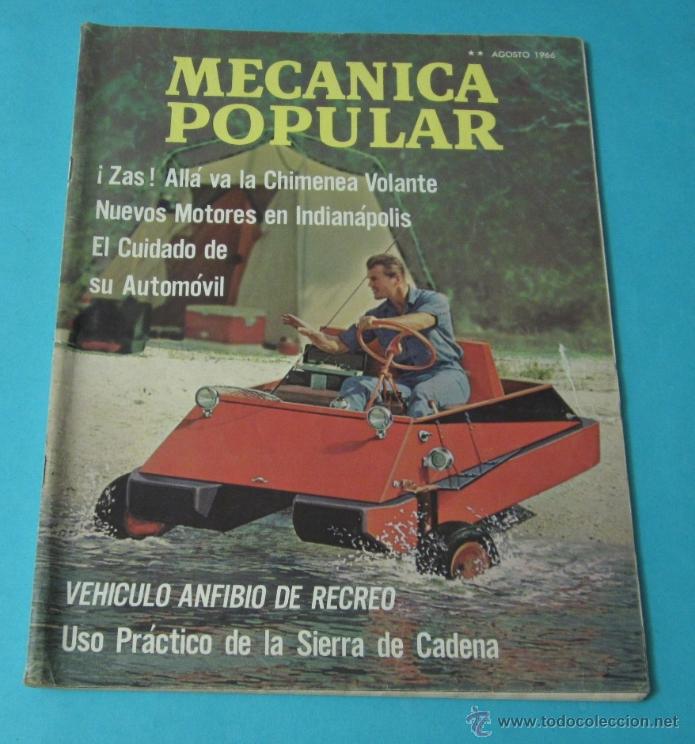 Coches: MEC&Aacute;NICA POPULAR. AGOSTO 1966 - Foto 1