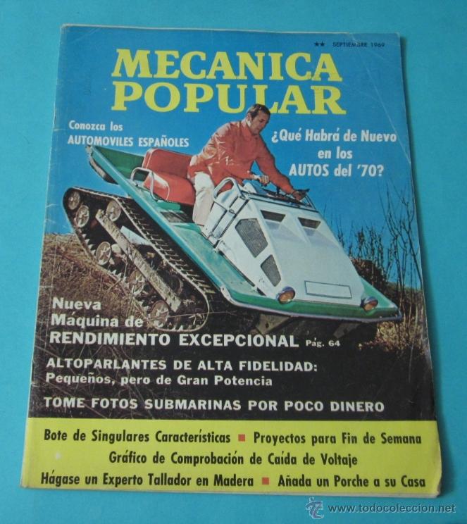 Coches: MEC&Aacute;NICA POPULAR. SEPTIEMBRE 1969 - Foto 1