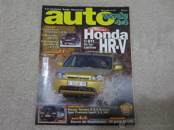 Coches: REVISTA AUTO VERDE 4X4 MARZO 1999 N&ordm; 120 HONDA HR-V