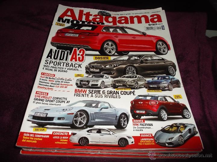 Autos: ALTAGAMA N&ordm; 122. AUDI A3 SPORTBACK. MINI PACEMAN. LAMBORGHINI AVENTADOR. MERCEDES CLS.