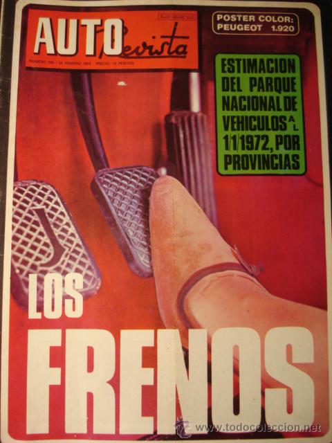 Coches: REVISTA AUTOREVISTA 769 Formula Seat 1430 - Anuncio a 2 pags. Camion Barreiros - Anuncio Ebro F 108