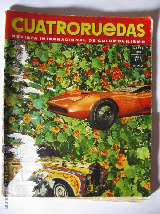 Coches: revista cuatroruedas nº3 año 1969 opel pininfarina abarth rolls royce rallye costa brava 1969 - Foto 1 - 40051301