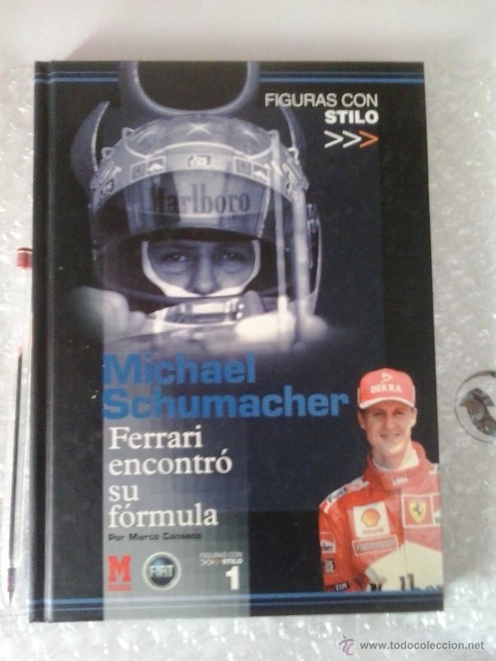 Coches: LIBRO -MICHAEL SCHUMACHER -FIGURAS CON ESTILO - Foto 1