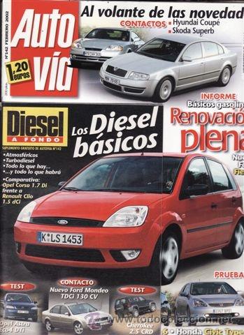 Coches: REVISTA AUTO VIA N&ordm; 142 A&Ntilde;O 2002. PRUEBA: HONDA CIVIC TYPE R. MINI ONE 1.6. COMPARATIVA: HYUNDAI TER
