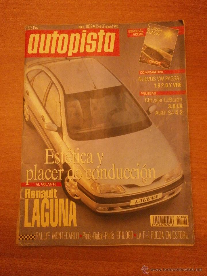 Autos: REVISTA AUTOPISTA - N&ordm; 1802- 25-31 ENERO 1994-