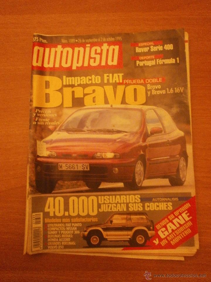 Voitures: REVISTA  AUTOPISTA , N&ordm; 1889-26 SEPTIEMBRE -2 OCTUBRE 1995-