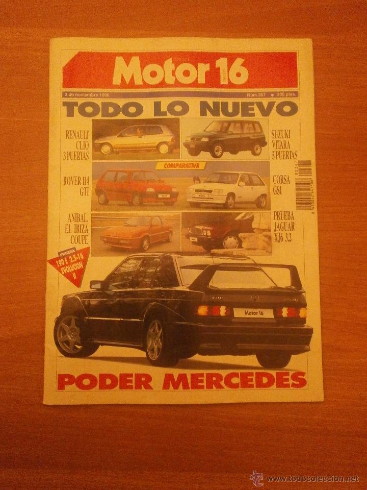 Coches: REVISTA MOTOR 16- 3 NOVIEMBRE 1990-
